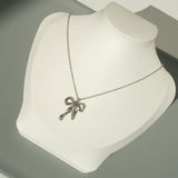 Tattoo Noir Ribbon Necklace [Waterproof]