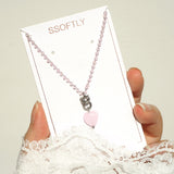 Tattoo Rośe Kiss Necklace [Waterproof]