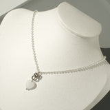 Tattoo Ivory Kiss Necklace [Waterproof]