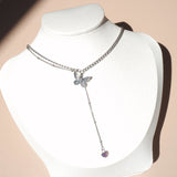 Tattoo Radiant Butterfly Necklace [Waterproof]