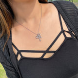 Tattoo Noir Ribbon Necklace [Waterproof]