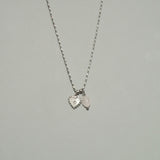 Tattoo Blush Heart Necklace [Waterproof]