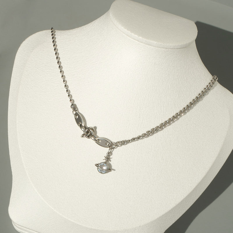 Tattoo Saturn's Halo Necklace [Waterproof]