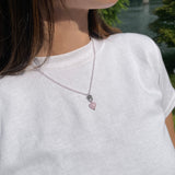 Tattoo Rośe Kiss Necklace [Waterproof]