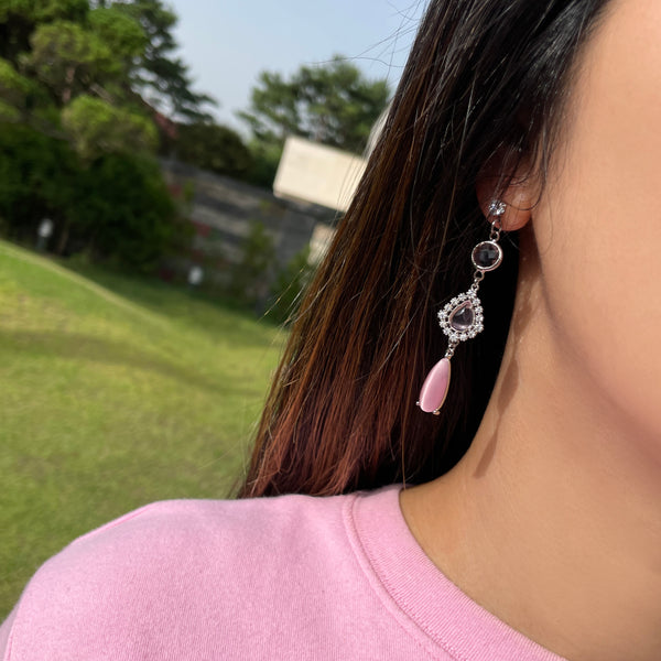 Pink Friday Queen Drop Earrings