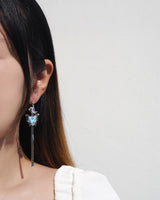 Winged Wonder Earrings In Blue