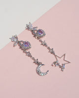 Selenic Night Earrings In Violet