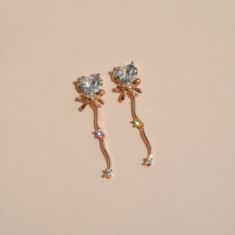 Floating Heart Earring [Shimmering Season]