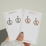 Knotted Love Earrings [Shimmering Season]