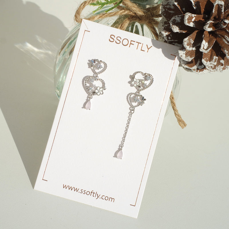 Heartfelt Bloom Earrings [Shimmering Season]