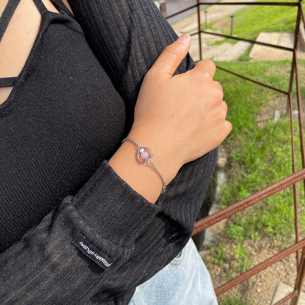 Tattoo Horizon Loop Bracelet In Amethyst [Waterproof]