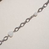 Tattoo Daydream Link Bracelet In White Jade [Waterproof]